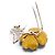 VINTAGE BROCHE BOUCHERON EGLANTINE 18K GOLD PLATIN 23.1GR DIAMANTEN 1.6CT Golden - Ansicht 4