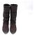 CHANEL CC LOGO SHEARLING BOOTS AUS UMGEKEHRTEM SCHAFLEDER 39 Braun - Ansicht 6
