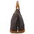 Louis Vuitton Monogram Canvas Alma PM Handtasche aus braunem Leder Rot - Ansicht 3
