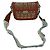 Sac bandoulière Valentino Garavani Rockstud Rolling en cuir marron Rouge - vue 2