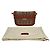 Sac bandoulière Valentino Garavani Rockstud Rolling en cuir marron Rouge - vue 20