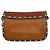 Sac bandoulière Valentino Garavani Rockstud Rolling en cuir marron Rouge - vue 5