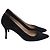 Décolleté a punta Manolo Blahnik in camoscio nero