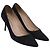 Décolleté a punta Manolo Blahnik in camoscio nero - vista 3