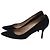 Décolleté a punta Manolo Blahnik in camoscio nero - vista 4