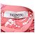 Valentino Garavani Mini vestido Valentino com acabamento em renda em viscose rosa - vista 5