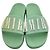 Amiri Pool-Sandalen aus grünem Gummi - Ansicht 3