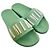 Amiri Pool-Sandalen aus grünem Gummi - Ansicht 5
