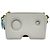 Off White Bolso de hombro con cremallera Burrow Off-White en cuero gris - vista 2