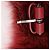 Cachecol Fendi com fivela em pele de raposa borgonha Vermelho Bordeaux - vista 16
