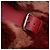 Cachecol Fendi com fivela em pele de raposa borgonha Vermelho Bordeaux - vista 17