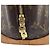 Louis Vuitton Monogram Canvas Alma PM Handtasche aus braunem Leder Rot - Ansicht 16