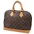 Louis Vuitton Monogram Canvas Alma PM Handtasche aus braunem Leder Rot - Ansicht 2