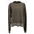 Céline Celine Crewneck Pullover Sweater in Olive Green Cotton
