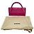 Borsa con manico Jacquemus Le Chiquito Long in pelle rosa Stampa python - vista 7