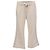 Pantalones de chándal acampanados con cordón Brunello Cucinelli en algodón crema