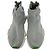Balenciaga Speed Trainer in nylon grigio - vista 4