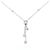 Bulgari Colar Bvlgari B.zero1 em Ouro Branco 18K e Diamantes Prata