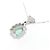 Autre Marque Pt900 K18WG Emerald Necklace Green - view 4