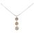 Autre Marque Collar de diamantes PT900 PT850 Plata