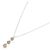 Autre Marque Collar de diamantes PT900 PT850 Plata - vista 2