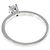 Bulgari Bvlgari Platinum 950 Diamantring Größe 13 Silber - Ansicht 3