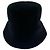 Autre Marque Chapeau rond noir en laine "Bathilda" Black