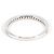 Autre Marque Anello fede in oro bianco 18K con diamante D'oro - vista 3