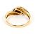 Autre Marque Anillo alianza de platino y oro amarillo con diamante Dorado - vista 3