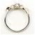 Autre Marque Ehering aus Platin und Gelbgold mit Diamant Golden - Ansicht 3