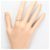 Autre Marque Ehering aus Platin und Gelbgold mit Diamant Golden - Ansicht 7