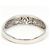 Autre Marque Anillo alianza de oro blanco 18K Dorado - vista 3