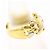 Autre Marque Anillo de Banda Elegante Multimetal Dorado - vista 2