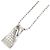 Autre Marque Collier en or blanc 14K avec diamant Doré