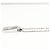 Autre Marque Collier en or blanc 14K avec diamant Doré - vue 2