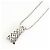 Autre Marque Collier en or blanc 14K avec diamant Doré - vue 3