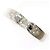 Autre Marque Platinum Band Ring with Diamond