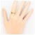 Autre Marque 18K Yellow Gold Band Ring with Ruby and Diamond Golden - view 7