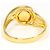 Autre Marque Anello fede in oro giallo 18K e citrino D'oro - vista 4