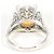 Autre Marque Anello fede in platino PT900 con opale e diamante - vista 5