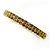 Autre Marque Anello a fascia in oro giallo 18K con diamanti brown Marrone D'oro