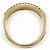 Autre Marque Anello a fascia in oro giallo 18K con diamanti brown Marrone D'oro - vista 3