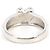 Autre Marque Anello fede in platino PT900 con diamante - vista 4