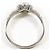 Autre Marque Anillo Alianza de Platino con Diamante - vista 3
