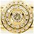 Autre Marque 18K Yellow Gold Band Ring with 1.25ct Diamond Golden - view 2