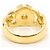 Autre Marque 18K Yellow Gold Band Ring with 1.25ct Diamond Golden - view 4
