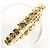 Autre Marque Pulsera de amuletos en oro amarillo 18K con diamantes marrones Castaño Dorado - vista 3