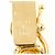 Autre Marque Pulsera de amuletos en oro amarillo 18K con diamantes marrones Castaño Dorado - vista 4