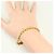 Autre Marque Pulsera de amuletos en oro amarillo 18K con diamantes marrones Castaño Dorado - vista 5