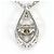 Autre Marque Collar de platino con diamantes marrones - vista 3